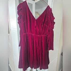 RESERVED FOR TDS118 Candace Gwynn/TD Velvet dress 14